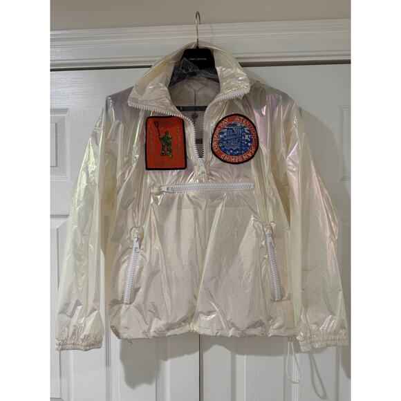 Louis Vuitton Virgil Abloh SS19 Iridescent Prism Anorak Windbreaker Jacket 48 - Picture 8 of 16